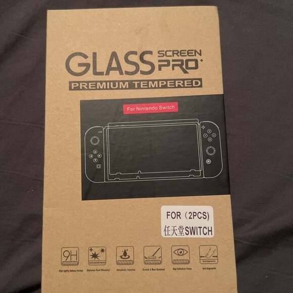 Tempered Glass Screen Protector for Nintendo Switch UNOPENED - Picture 1 of 2